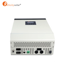 Felicity high quality 24vdc 230vac 3KVA/2400W MPPT Hybrid Solar Inverter built-in MPPT Solar Controller